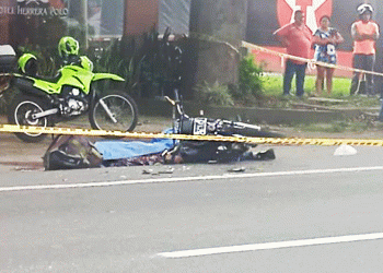 Aparatoso accidente de tránsito deja un motociclista muerto en la vía Buga – Tuluá