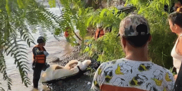 El hombre cayó y se ahogó en el río, al parecer estaba alicorado