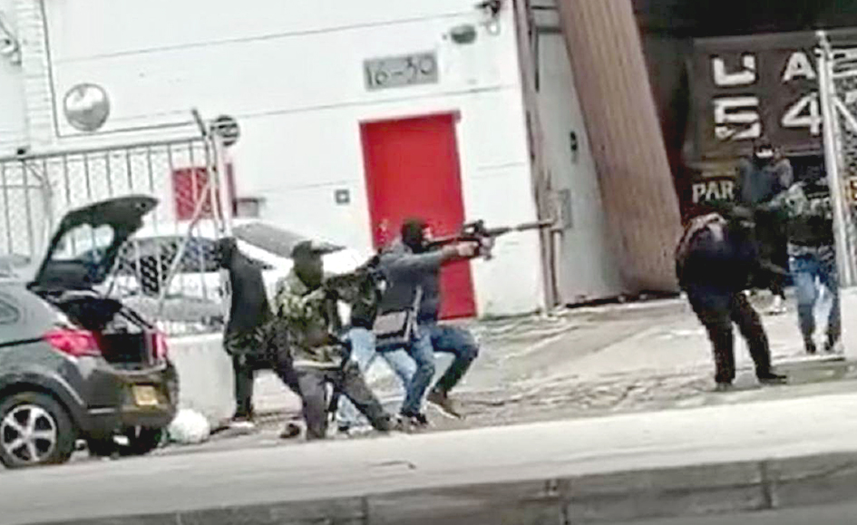 Cinematográfico atraco en Medellín