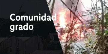 Comunidad capta impresionantes imágenes de la caída de helicóptero en Chocó
