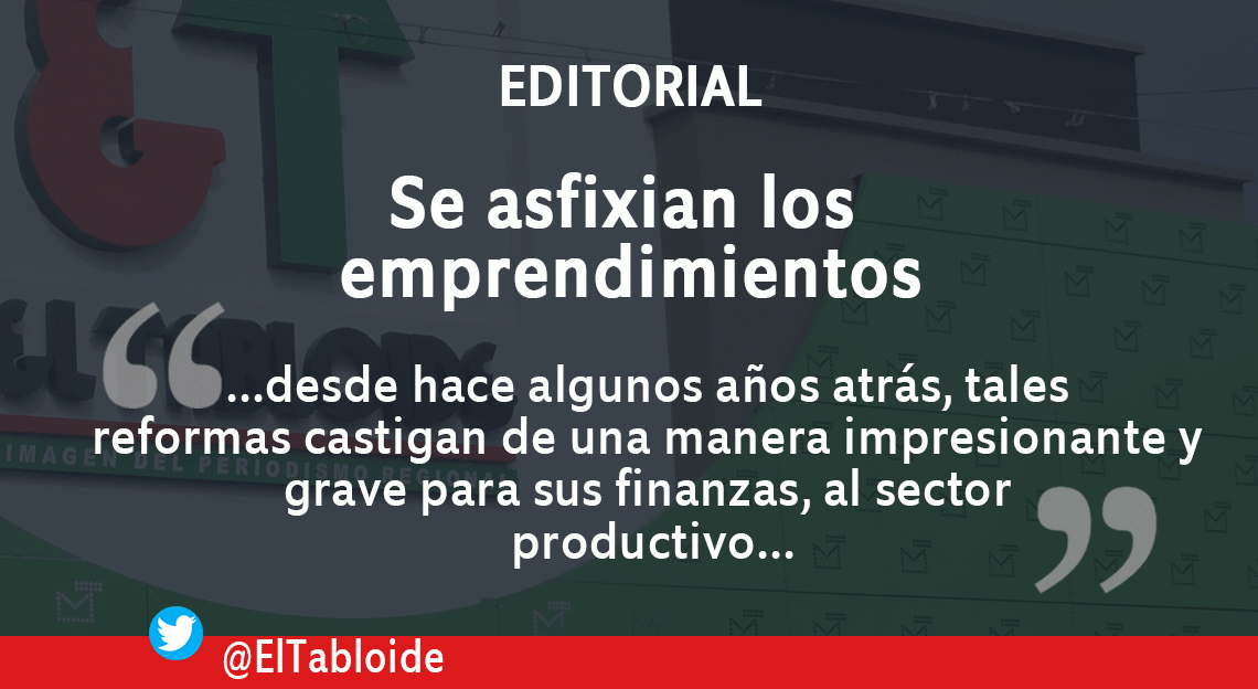 Se asfixian los emprendimientos