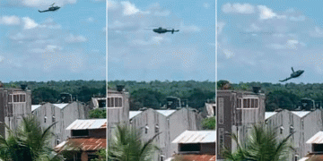 Video: helicóptero del Ejército pierde control y cae en Quibdó, Chocó
