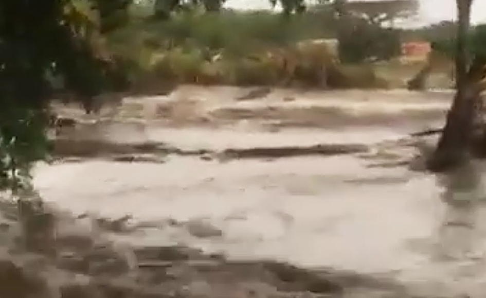 Inundación en varios predios del  corregimiento de El Overo, en Bugalagrande