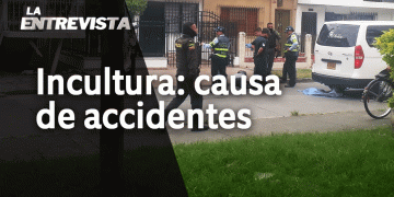 “La accidentalidad muchas veces es por la falta de cultura vial”:  John Lopera agente de tránsito