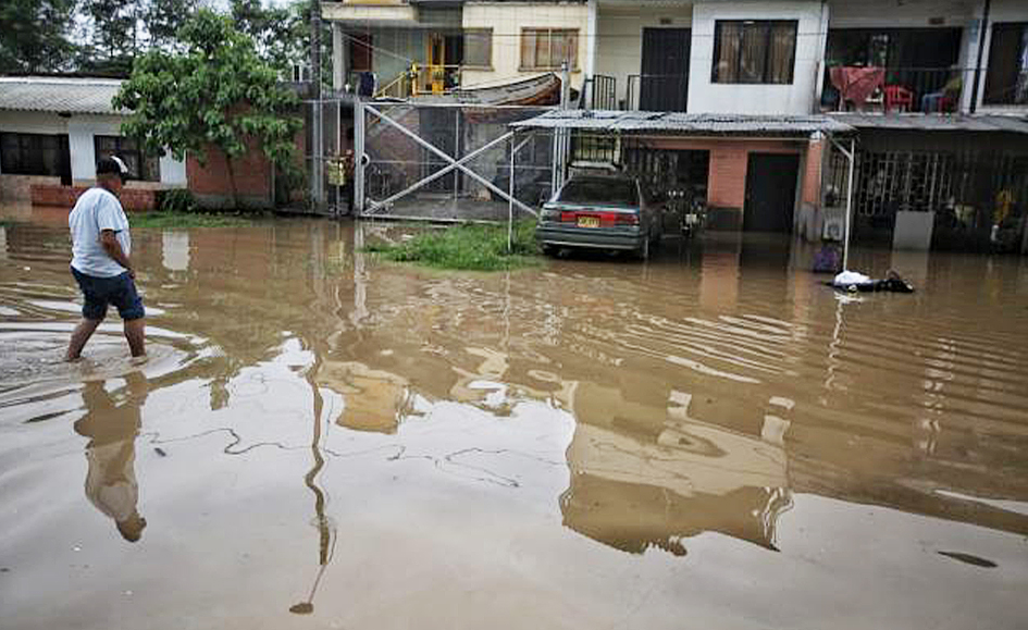Alerta en el Valle por fuertes aguaceros