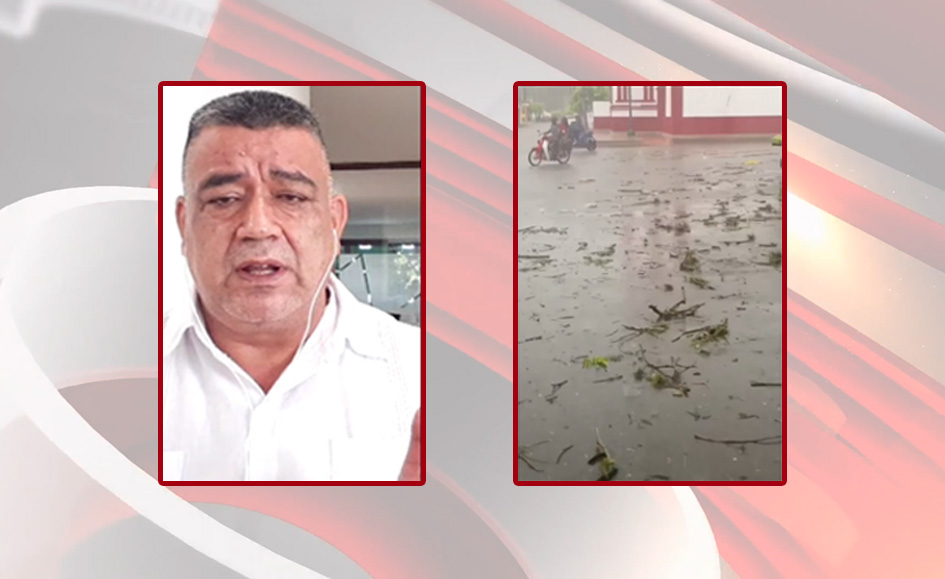 Momentos de pánico se vivieron en Riofrío a causa de un vendaval