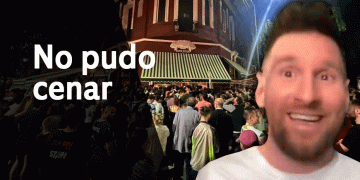 Descontrol total: Messi genera avalancha de hinchas en un restaurante