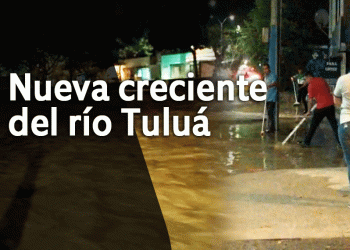 Nueva creciente del río Tuluá en la noche de este martes