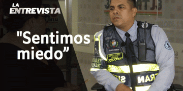 “Sentimos miedo pero el deber nos llama”: John Lopera agente de tránsito