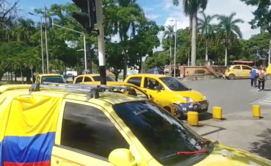 Bloqueo en los puentes de Tuluá