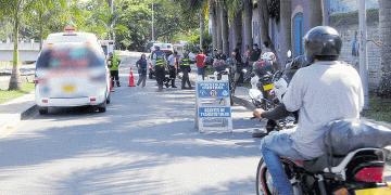Policía reforzará controles de tránsito para garantizar la seguridad de los funcionarios y la ciudadanía