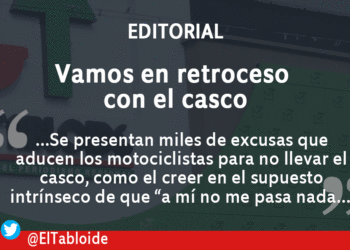 Vamos en retroceso con el casco