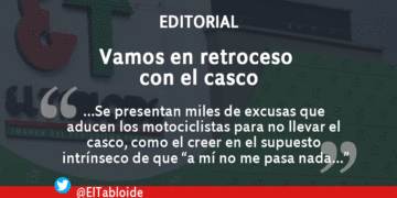 Vamos en retroceso con el casco