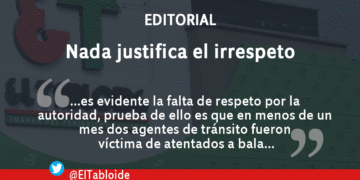 Nada justifica el irrespeto