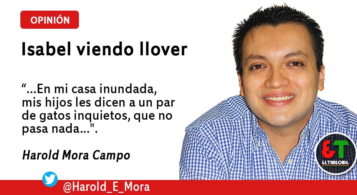 Isabel viendo llover