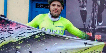 Patinador bugueño está a 20 kilómetros de cumplir su sueño