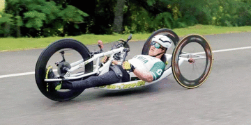 Tulueño en el nacional de Paracycling