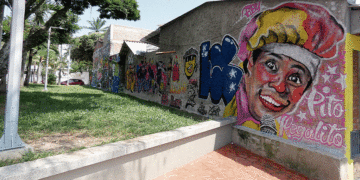 Muralistas y grafiteros expusieron todo su talento en el parque Uribe