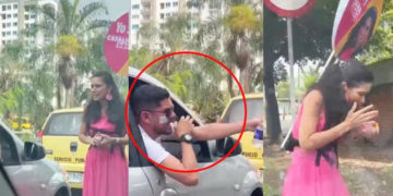 Hombre lanzó agua a candidata a la alcaldía de Cali