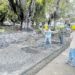 Parque principal de Riofrío avanza en su remodelación