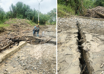 La estructura presenta varias dilataciones