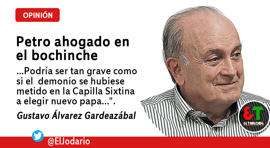 Petro ahogado en el bochinche