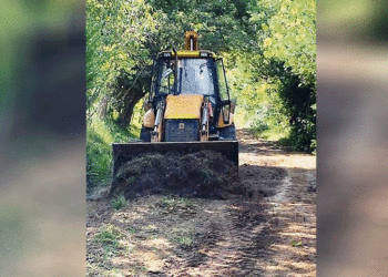 Alcaldía de La Unión avanzan en recuperación de vías rurales