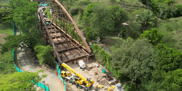 Puente del Alambrado registra un avance de obra del 70%; se trata de una solución definitiva