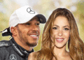 Medios internacionales confirman romance de Shakira y Lewis Hamilton: “se besaron en público”
