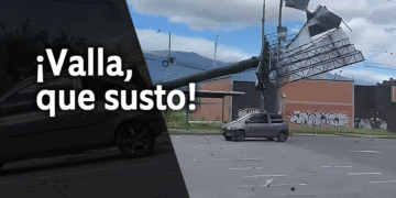 ¡Valla, que susto!; milagro en una avenida de la ciudad de Armenia