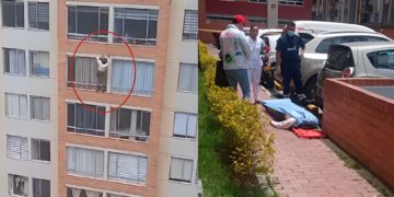 Video: Tras el temblor, mujer murió al caer al vacío desde el séptimo piso en conjunto en Bogotá​