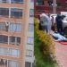 Video: Tras el temblor, mujer murió al caer al vacío desde el séptimo piso en conjunto en Bogotá