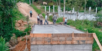 Obras del puente Villa del Río marchan bien