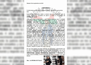 No paran los comunicados