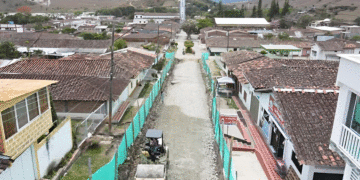 Avanzan obras de pavimentación en el corregimiento de Primavera, municipio de Bolívar