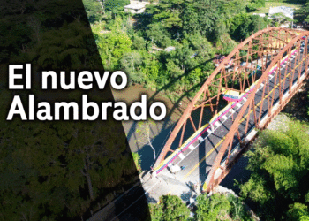 Se entregó a la comunidad del Valle y Quindío el nuevo puente de El Alambrado