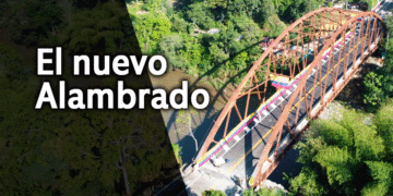 Se entregó a la comunidad del Valle y Quindío el nuevo puente de El Alambrado