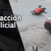 Momentos en que interceptan a los presuntos asesinos de un mecánico en la carrera 30