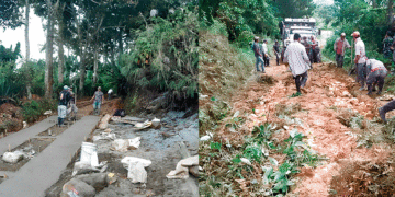 Avanzan las obras de recuperación de vías rurales en el municipio de Riofrío