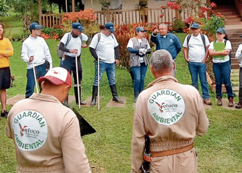 Jornada de limpieza en la reserva