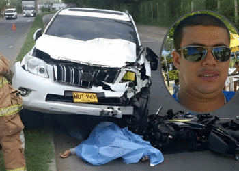 Conductor en aparente estado de embriaguez atropelló a hombre que iba en su motocicleta; la victima del accidente murió