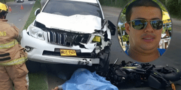 Conductor en aparente estado de embriaguez atropelló a hombre que iba en su motocicleta; la victima del accidente murió