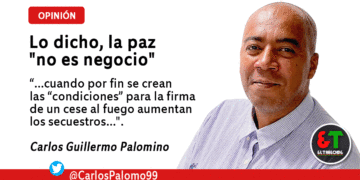 Lo dicho, la paz «no es negocio»