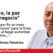 Lo dicho, la paz «no es negocio»