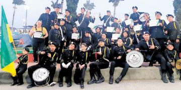 La banda marcial de Trujillo triunfa en Risaralda