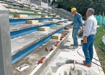 Obras del estadio marchan bien en Riofrío