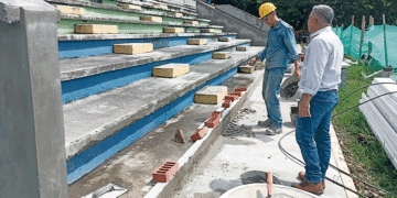 Obras del estadio marchan bien en Riofrío