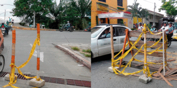 Rejillas dañadas, pan de todos los días en Tuluá