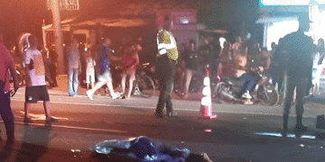 Una mujer muerta y otra persona herida en accidente; en el hecho un taxi se vio involucrado