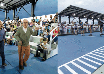 Campeones del mundo destacaron la calidad de la nueva pista de patinaje